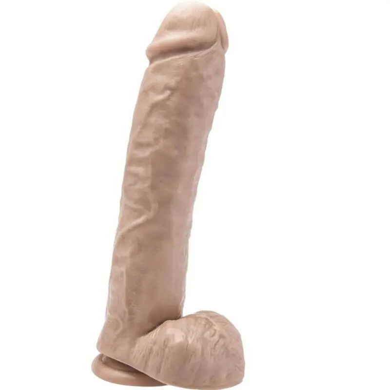 GET REAL - DILDO 28 CM CON PALLE DI PELLE - immagine 3