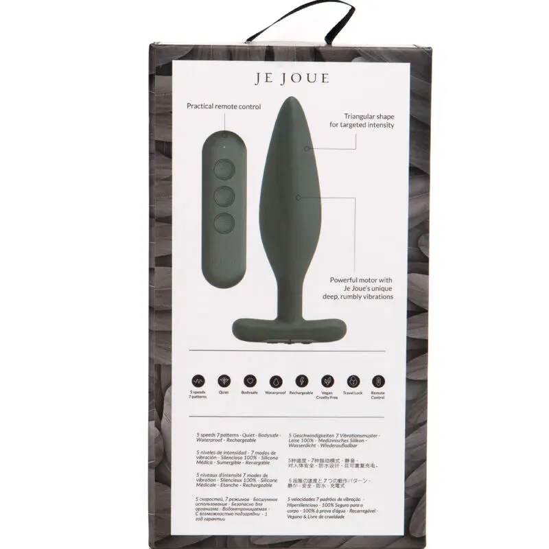 JE JOUE - VIBRATORE ANALE EGON PLUG NERO - immagine 5
