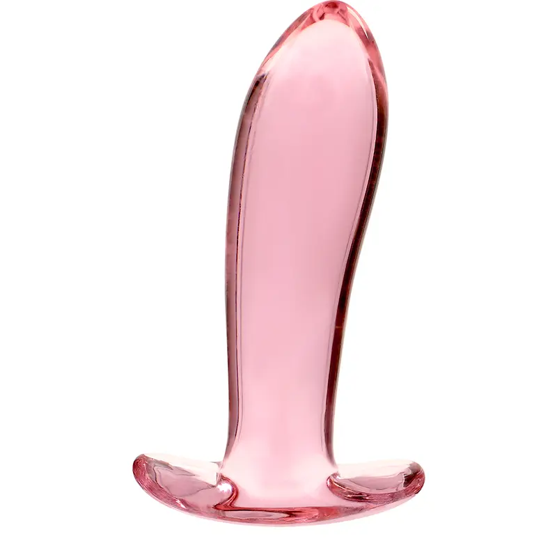 NEBULA SERIES BY IBIZA - MODELLO 5 PLUG ANALE VETRO BOROSILICATO ROSA 12.5 CM -O- 3.5 CM - immagine 4