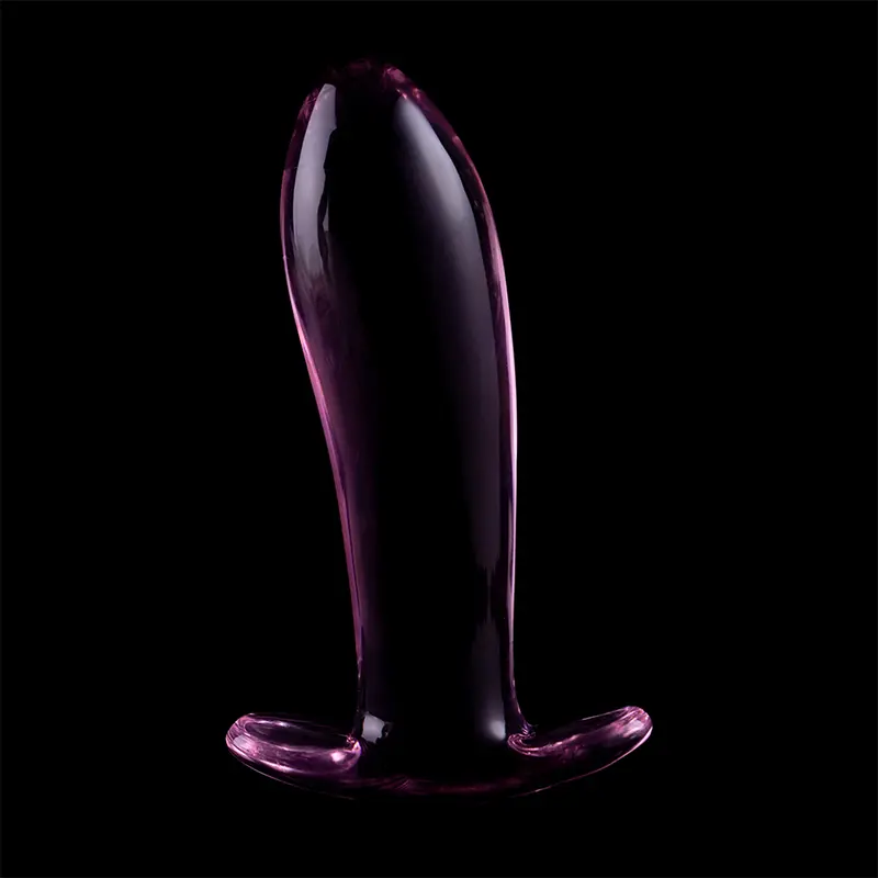 NEBULA SERIES BY IBIZA - MODELLO 5 PLUG ANALE VETRO BOROSILICATO ROSA 12.5 CM -O- 3.5 CM - immagine 6