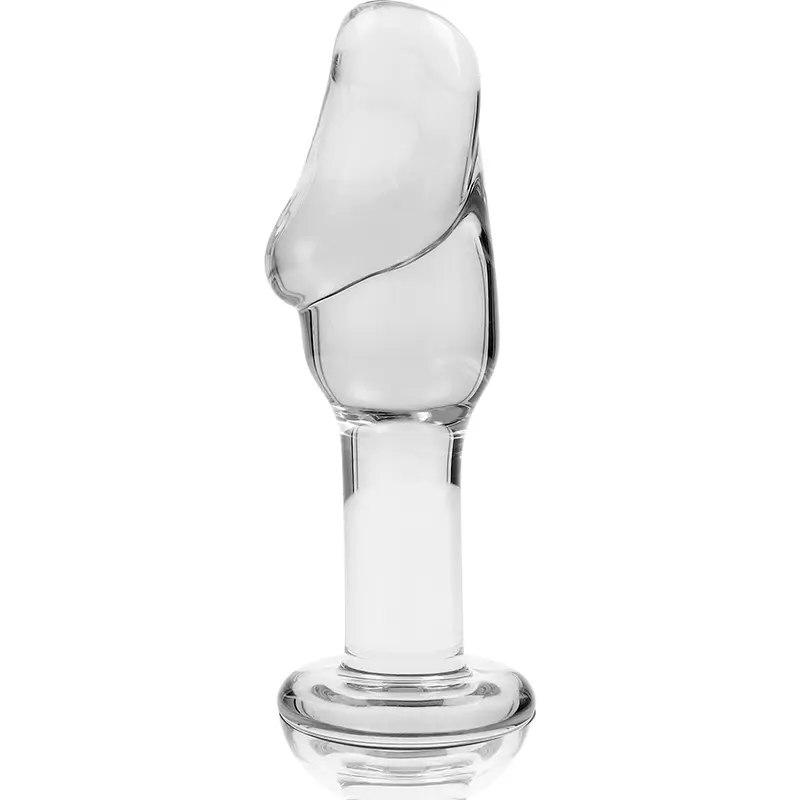 NEBULA SERIES BY IBIZA - MODELLO 6 PLUG ANALE VETRO BOROSILICATO TRASPARENTE 12.5 CM -O- 4 CM - immagine 4