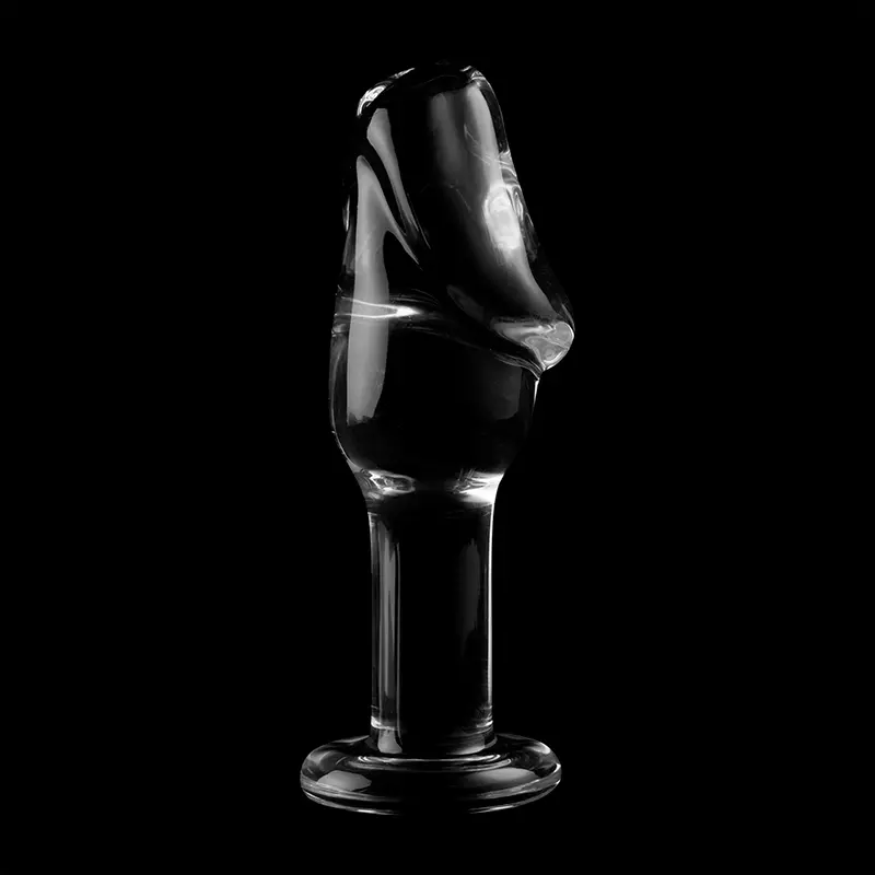 NEBULA SERIES BY IBIZA - MODELLO 6 PLUG ANALE VETRO BOROSILICATO TRASPARENTE 12.5 CM -O- 4 CM - immagine 6