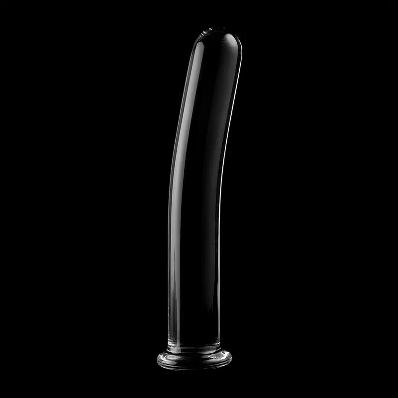 NEBULA SERIES BY IBIZA - MODELLO 8 DILDO IN VETRO BOROSILICATO TRASPARENTE 14.5 CM -O- 2 CM - immagine 6