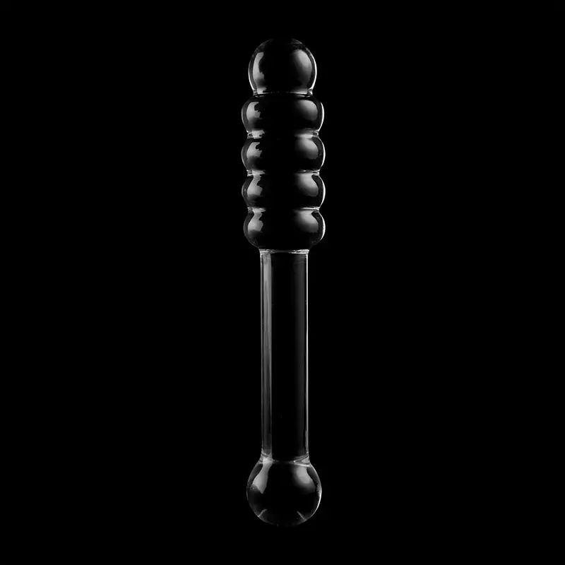 NEBULA SERIES BY IBIZA - MODELLO 20 DILDO IN VETRO BOROSILICATO TRASPARENTE 20.5 CM -O- 3 CM - immagine 6