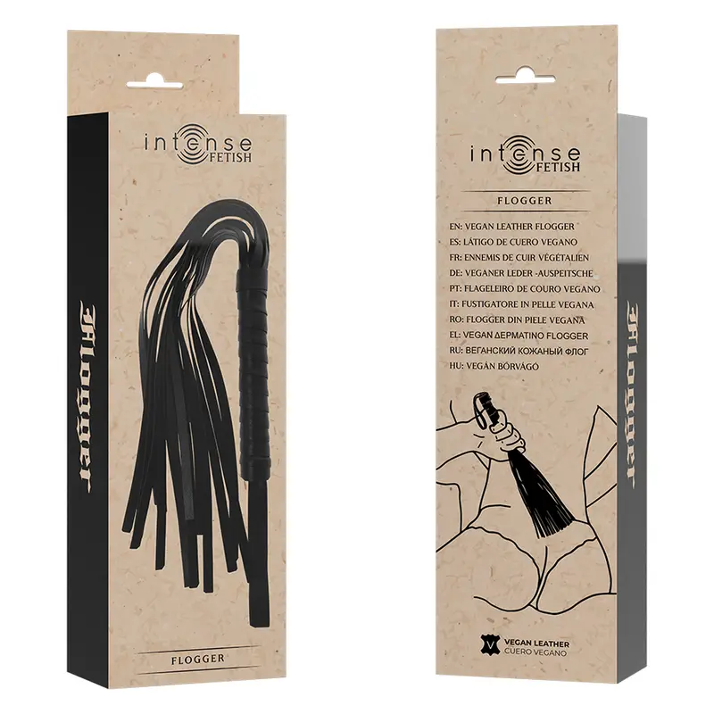 INTENSE - FETISH FLOGGER IN PELLE VEGANA - immagine 5