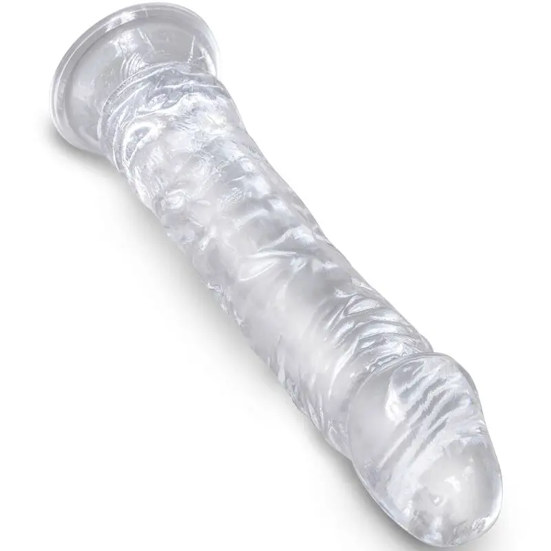 KING COCK - PENE REALISTICO CHIARO 19.7 CM TRASPARENTE - immagine 2