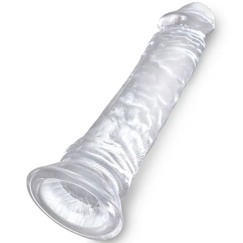 KING COCK - PENE REALISTICO CHIARO 19.7 CM TRASPARENTE - immagine 3
