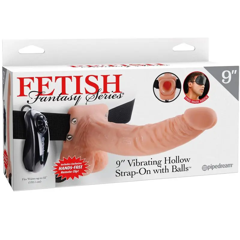 FETISH FANTASY SERIES - IMBRAGATURA REGOLABILE TELECOMANDO PENE REALISTICO CON TESTICOLI 23 CM - immagine 5