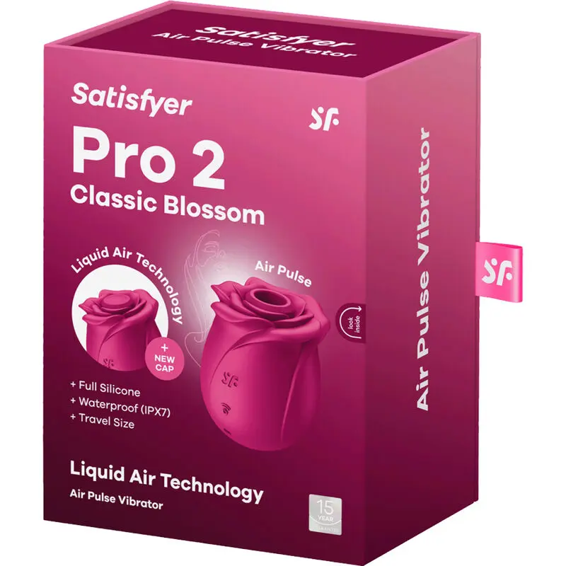 SATISFYER - AIR PULSE VIBRATORE PRO 2 CLASSIC BLOSSOM - immagine 7