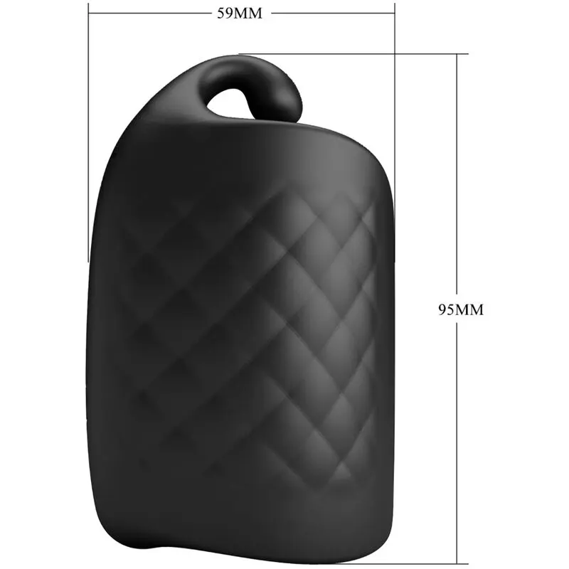 PRETTY LOVE - MASTURBATORE MANUALE PER GHIANDOLA VIBRATORE RICARICABILE - immagine 5