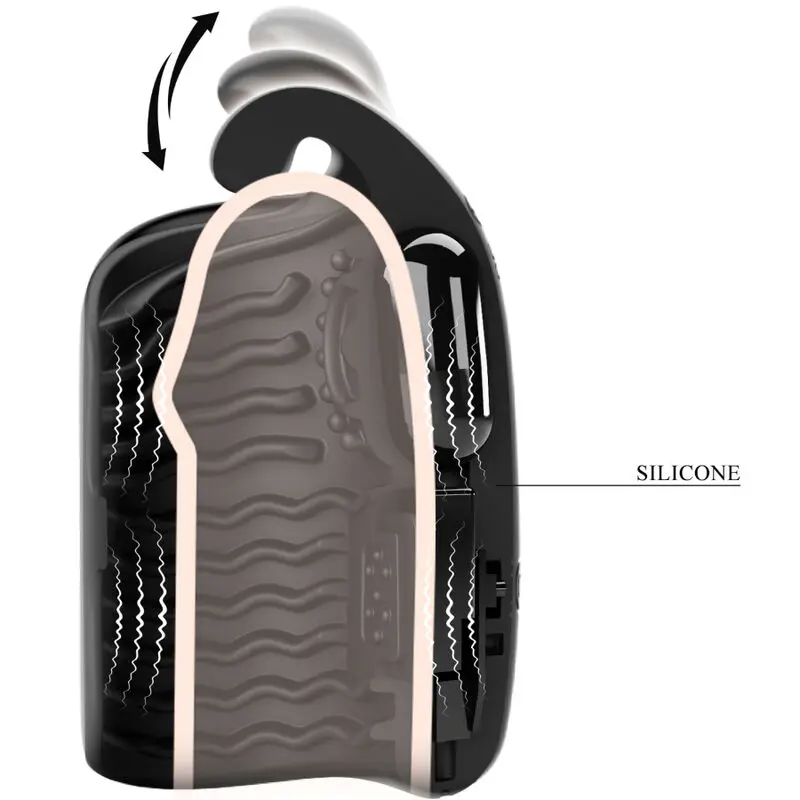 PRETTY LOVE - MASTURBATORE MANUALE PER GHIANDOLA VIBRATORE RICARICABILE - immagine 6