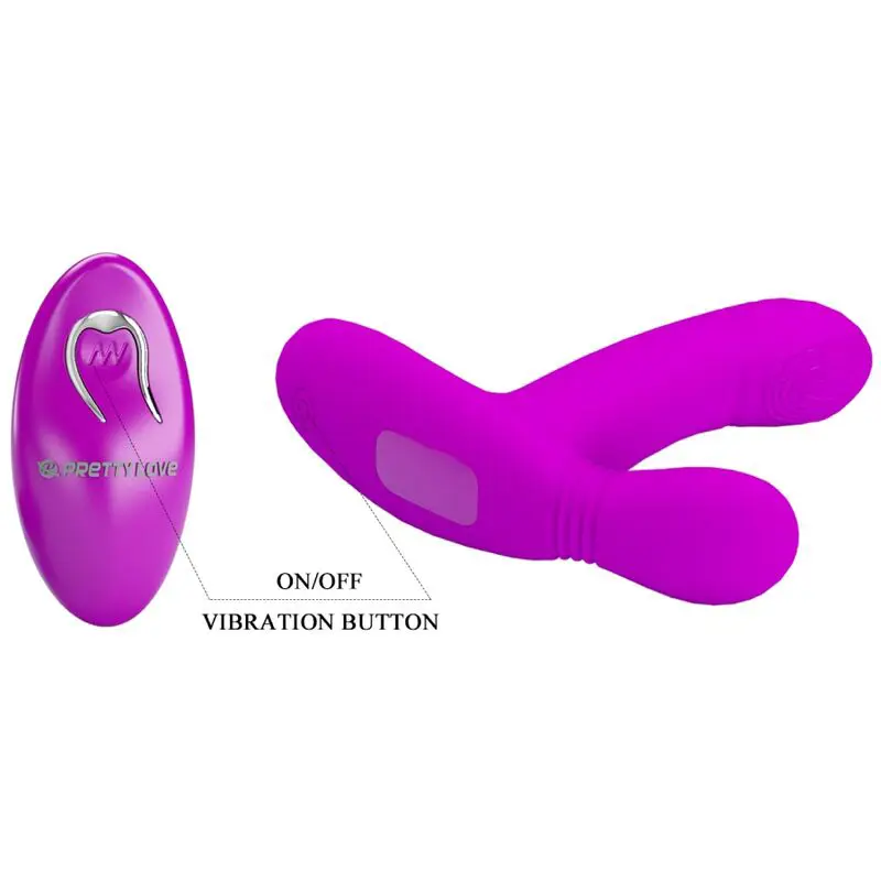 PRETTY LOVE - MASSAGGIATORE PER CLITORIDE GERI TELECOMANDO ROSA - immagine 6