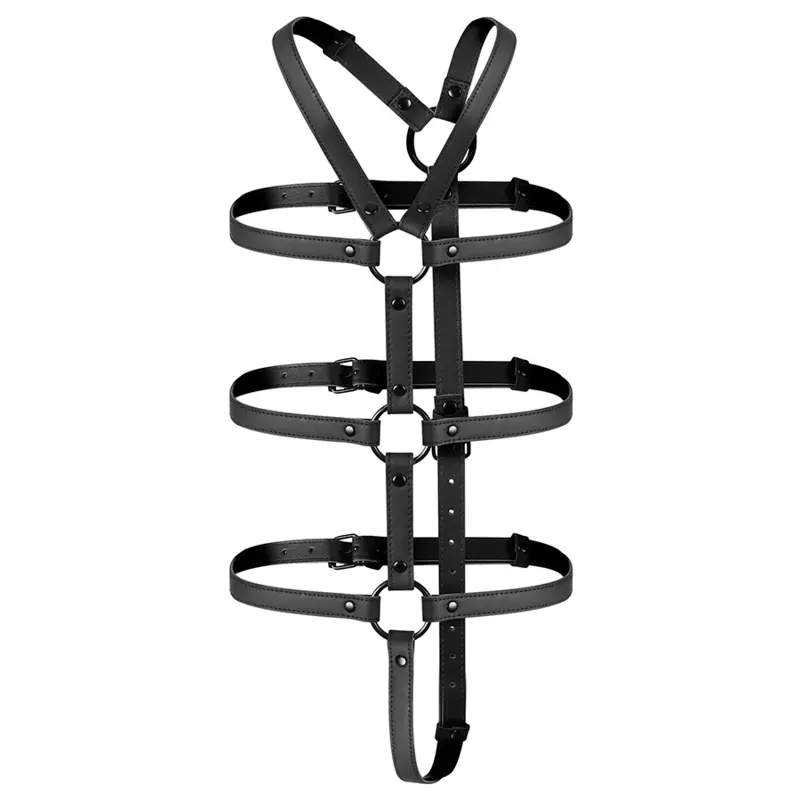FETISH SUBMISSIVE BONDAGE - IMBRACATURA REGOLABILE TORSO E BRACCIA - immagine 3