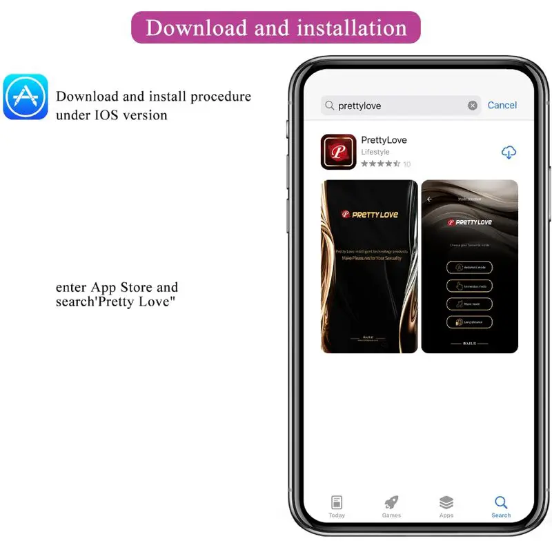 PRETTY LOVE - UOVO VIBRANTE RICARICABILE ROSA CATALINA - immagine 12