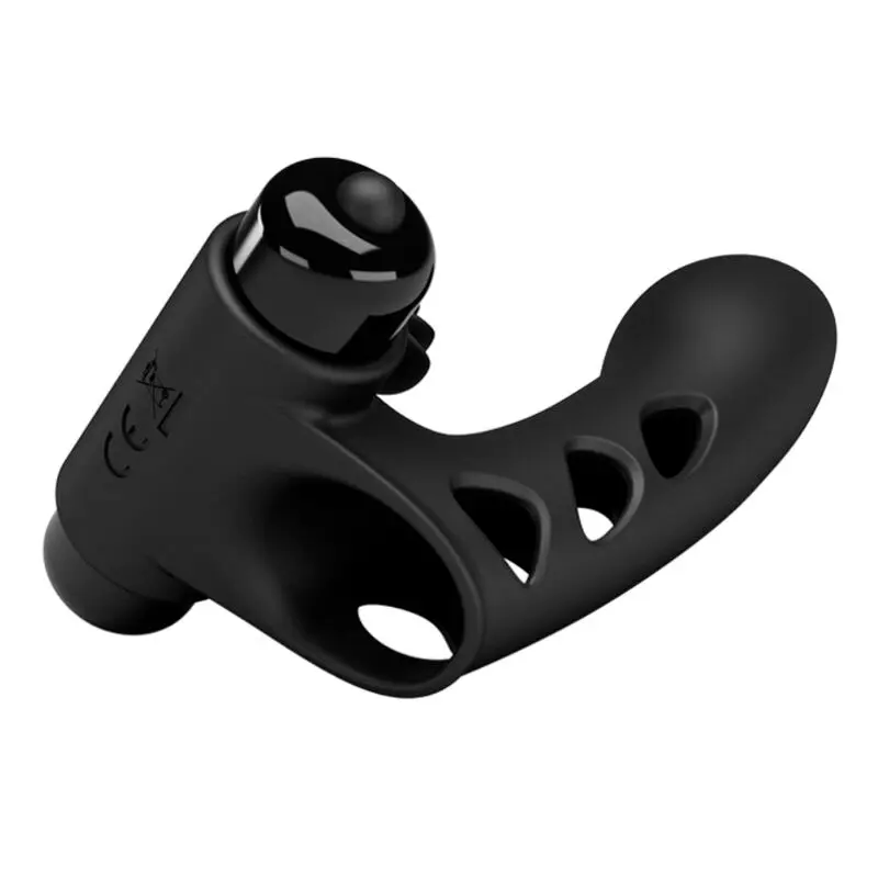 PRETTY LOVE - COPERTURA PER DITA VIBRATORE ORLANDO NERA - immagine 4