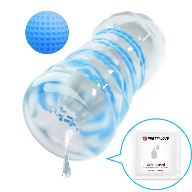 PRETTY LOVE - PICCOLO MASTURBATORE CON SPIRALI BLU - immagine 2