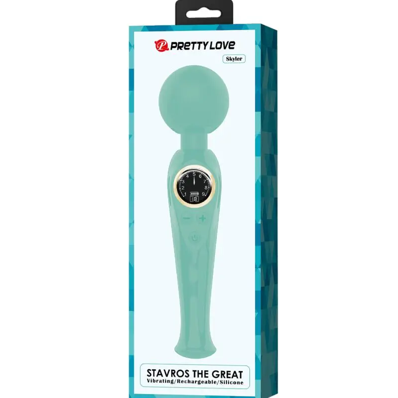 PRETTY LOVE - VIBRATORE A BACCHETTA VERDE SKYLER - immagine 8