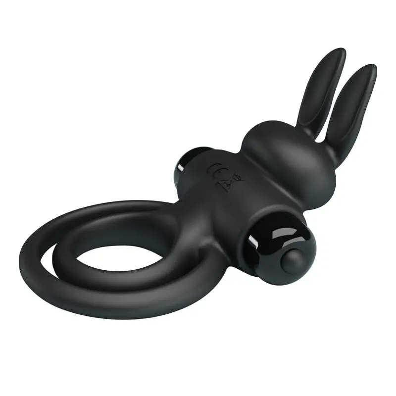 PRETTY LOVE - ANELLO VIBRATOR III RABBIT PER PENE NERO - immagine 4