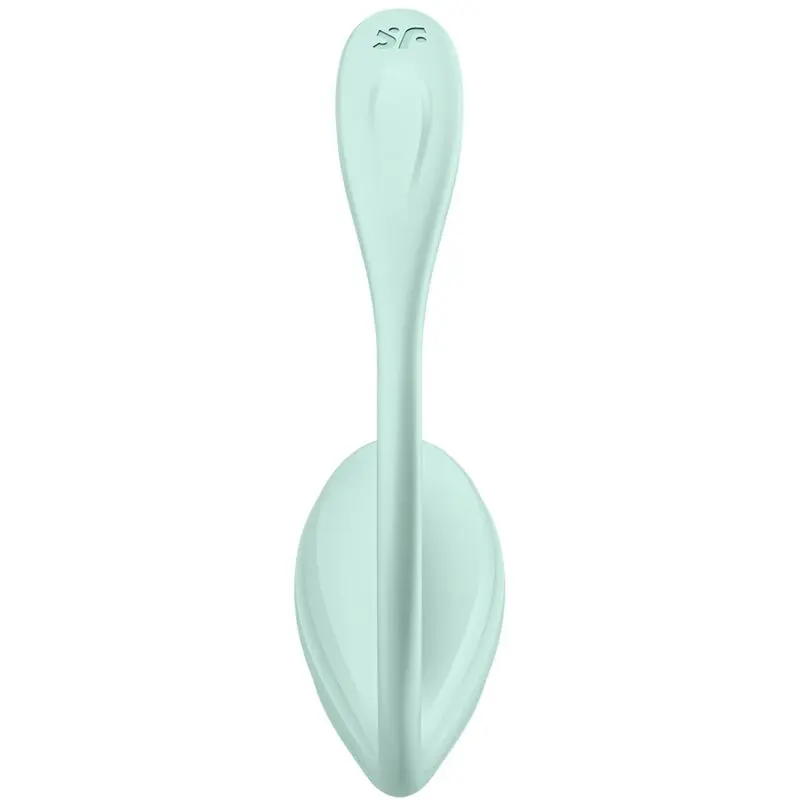 SATISFYER - STIMOLATORE PUNTO G PETALE LISCIO VERDE ACQUA APP GRATUITA - immagine 10