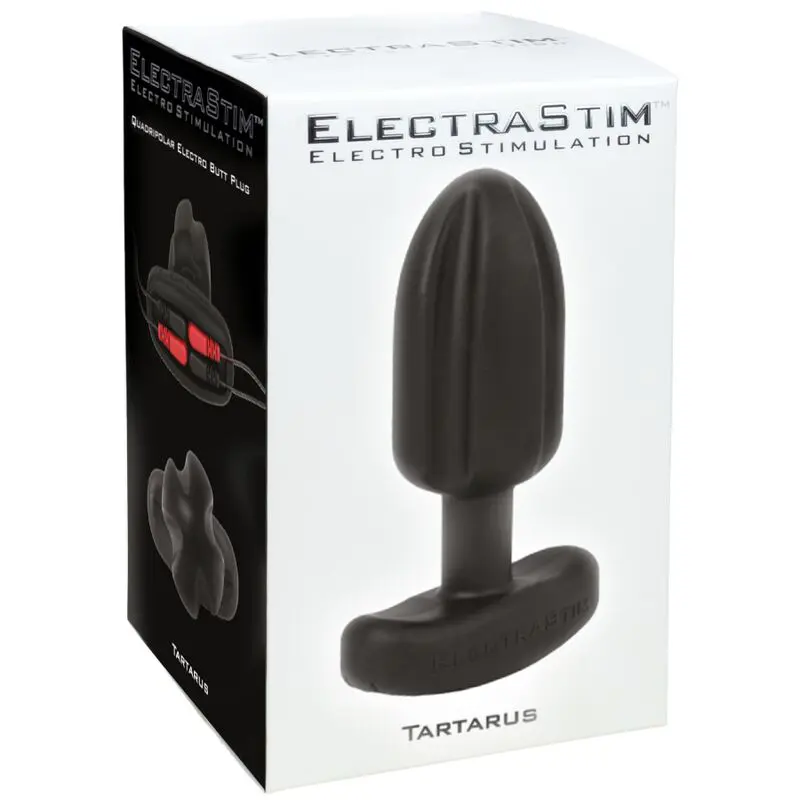 ELECTRASTIM - TARTARUS PLUG ANALE QUADRIPOLARE IN SILICONE NERO - immagine 6