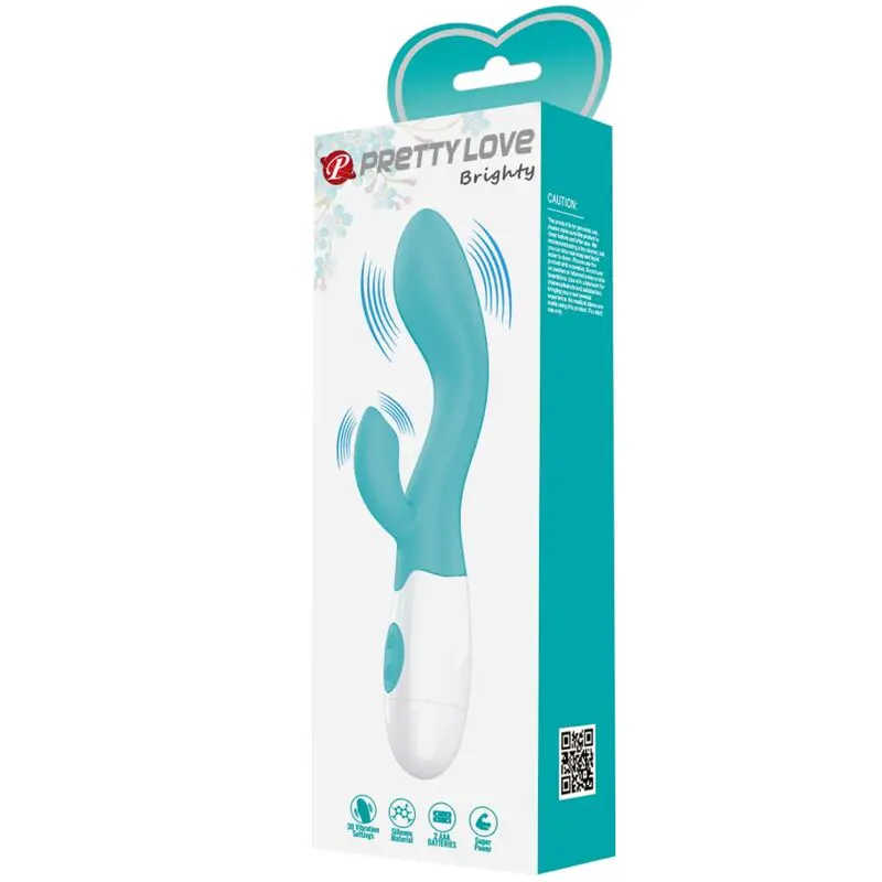 PRETTY LOVE - VIBRATORE BRIGHTY G-SPOT VERDE ACQUA - immagine 2