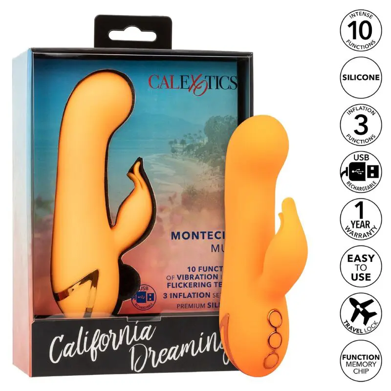 CALEXOTICS - MONTECITO MUSE VIBRATORE RABBIT ORANGE BY CALIFORNIA DREAMING - immagine 10