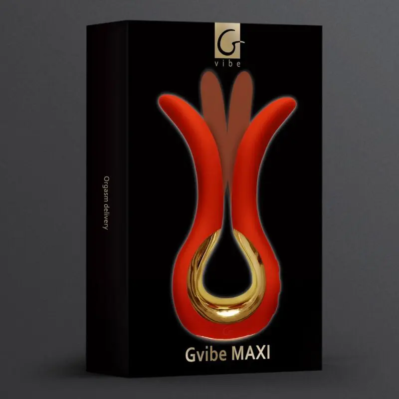 G-VIBE - GVIBE MAXI VIBRATORE CON DUE PUNTE FLESSIBILI CORALLO - immagine 4