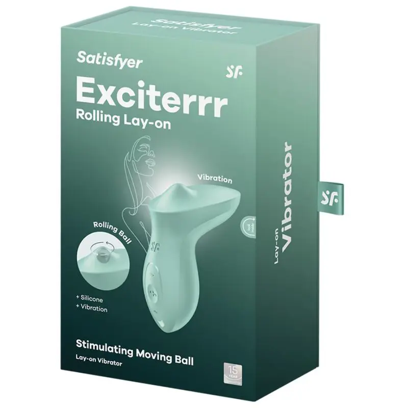 SATISFYER – Exciterrr Vibratore Lay-On Clitorideo Menta - immagine 5