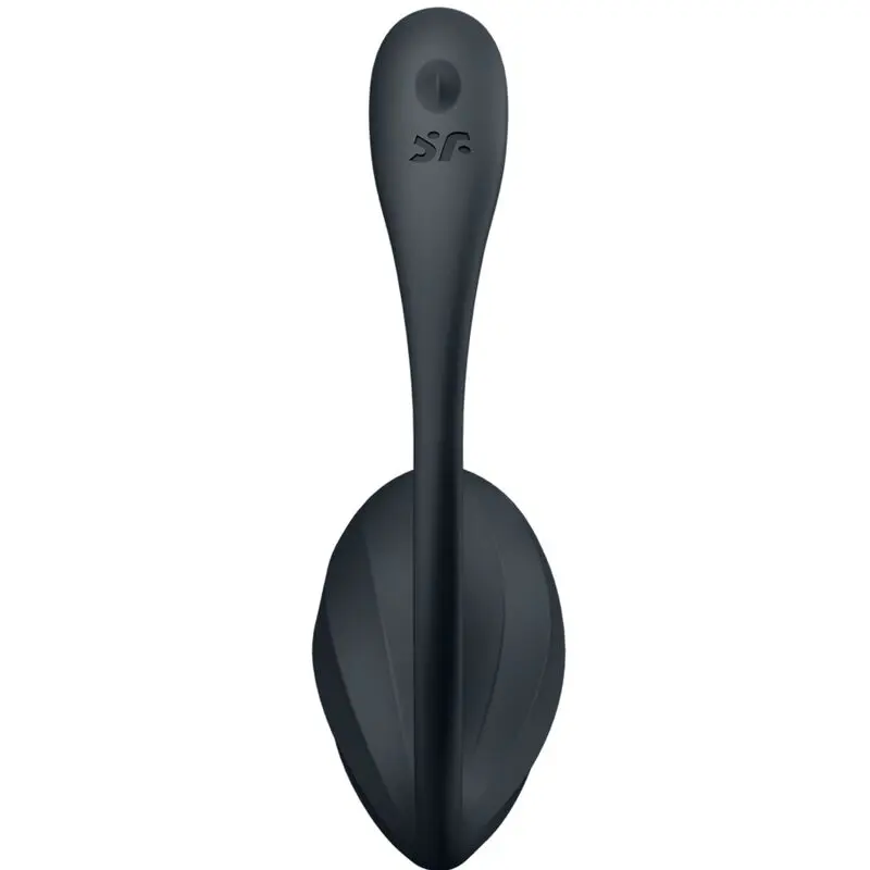 SATISFYER - RIBBED PETAL STIMOLATORE PUNTO G TELECOMANDO NERO APP GRATUITA - immagine 3