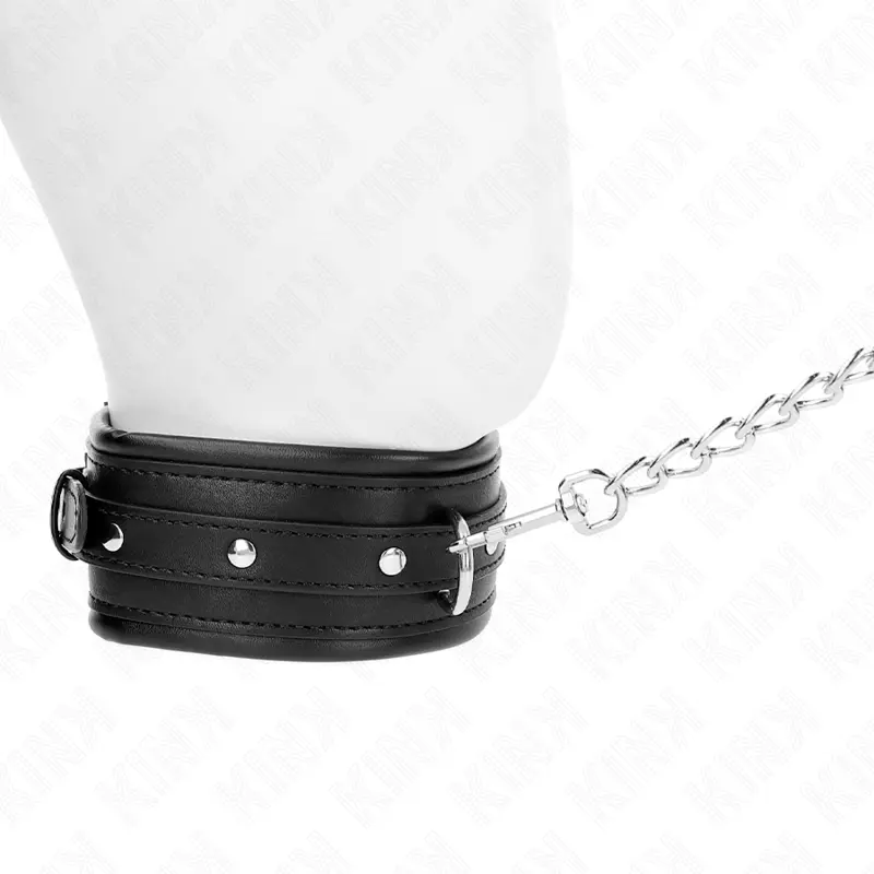 KINK - COLLANA CON CINTURINO CON FIBBIA LUCIDA 65 CM 48.5 CM X 5.3 CM - immagine 3