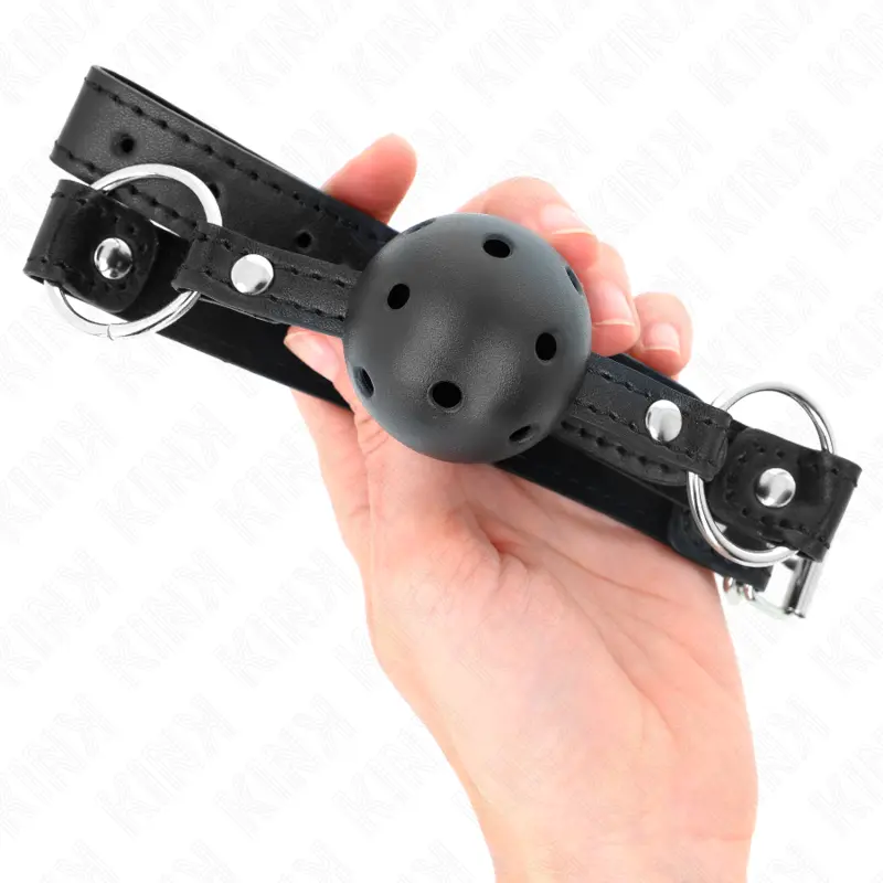 KINK - SFERA CAVA DURA NERA 4,5 CM MODELLO GAG 1 63,5 X 2 CM - immagine 4