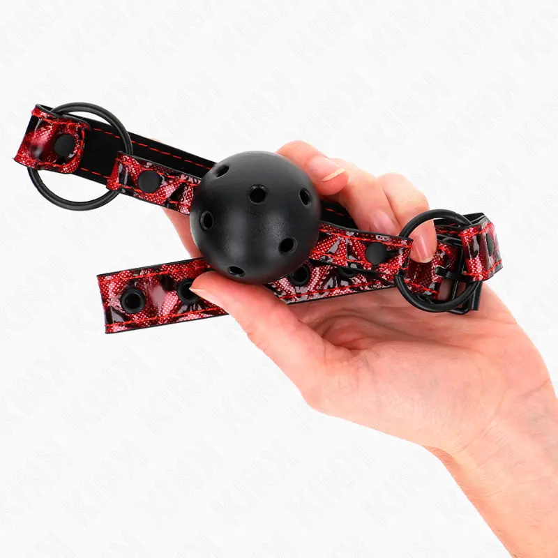 KINK - PALLA CON MOTIVO A DIAMANTI 4.5 CM GAG MODELLO 2 64.5 CM REGOLABILE 42-60 CM - immagine 3