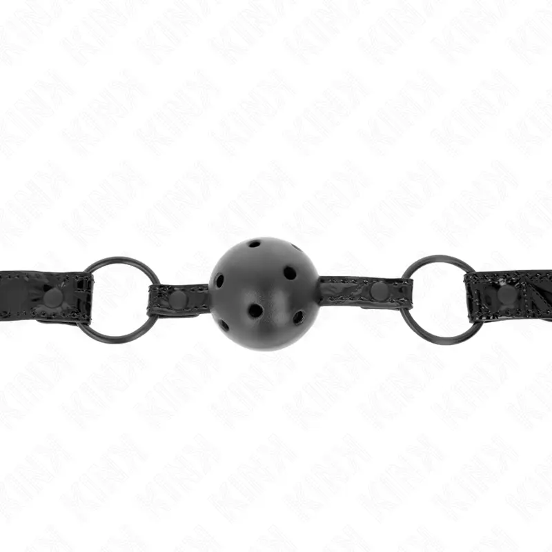 KINK - PALLA CON FANTASIA DIAMANTATA 4.5 CM MODELLO GAG 3 64.5 CM REGOLABILE 42-60 CM - immagine 3
