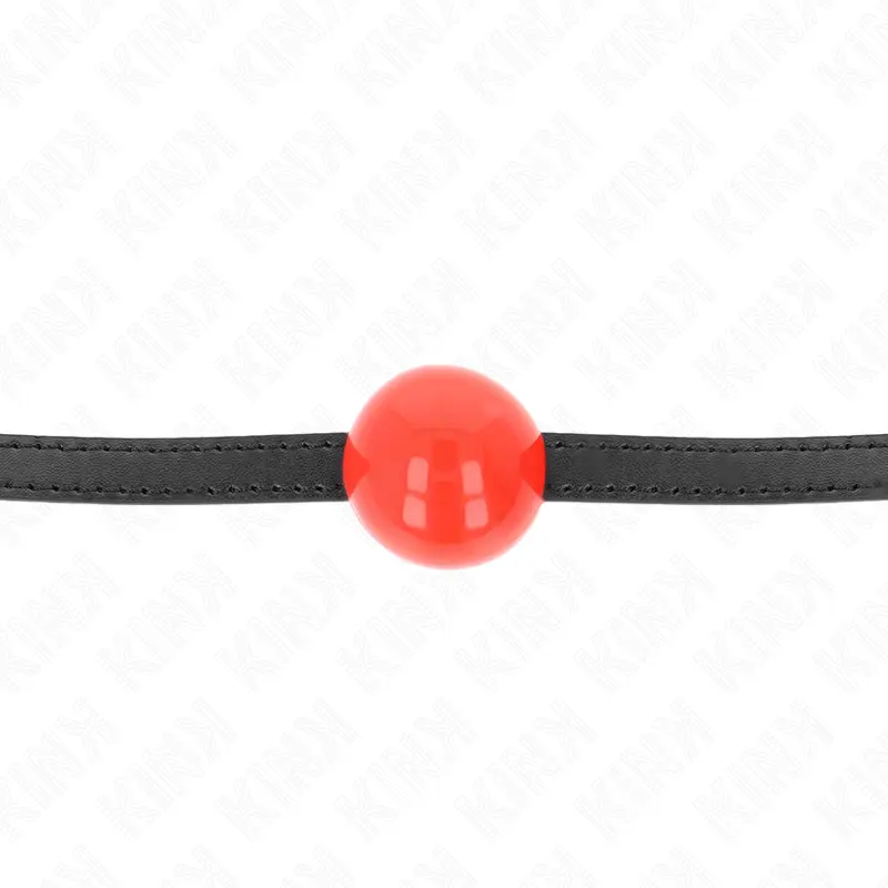 KINK - PALLA SINGOLA ROSSA GAG 4 CM 65 x 1,5 CM - immagine 3