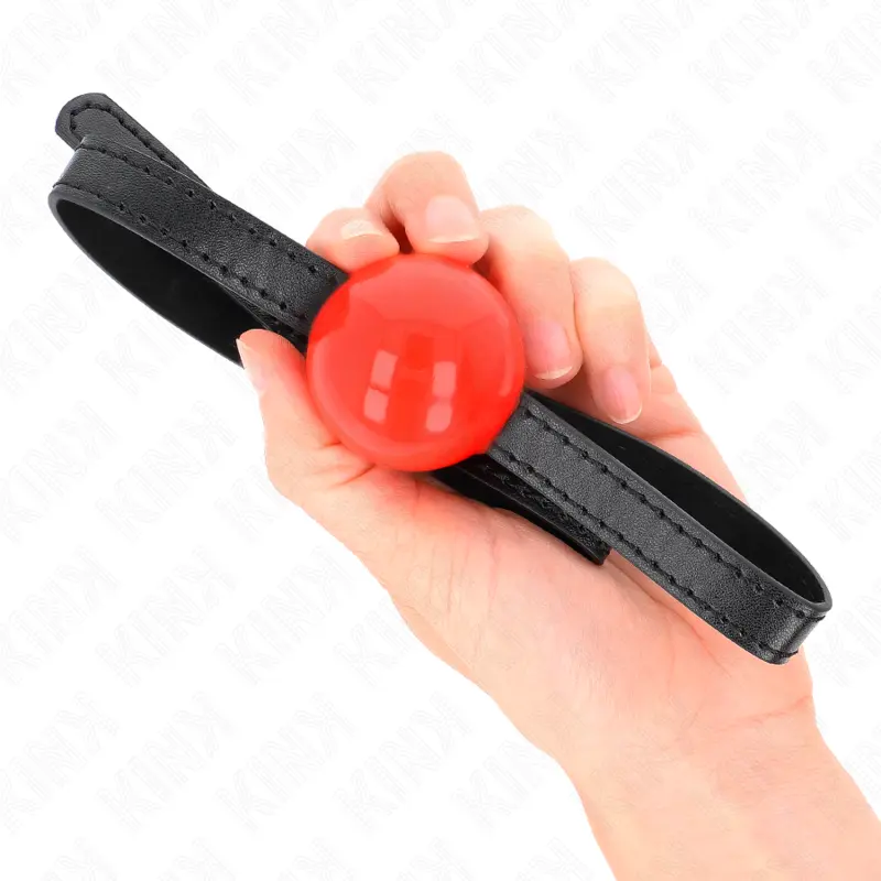 KINK - PALLA SINGOLA ROSSA GAG 4 CM 65 x 1,5 CM - immagine 4
