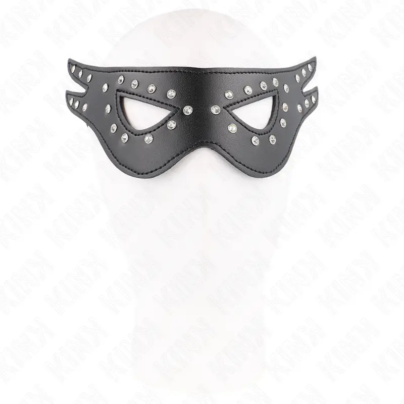 KINK - MASCHERA SEXY IN SIMILPELLE MODELLO 2 27 x 13 CM - immagine 2