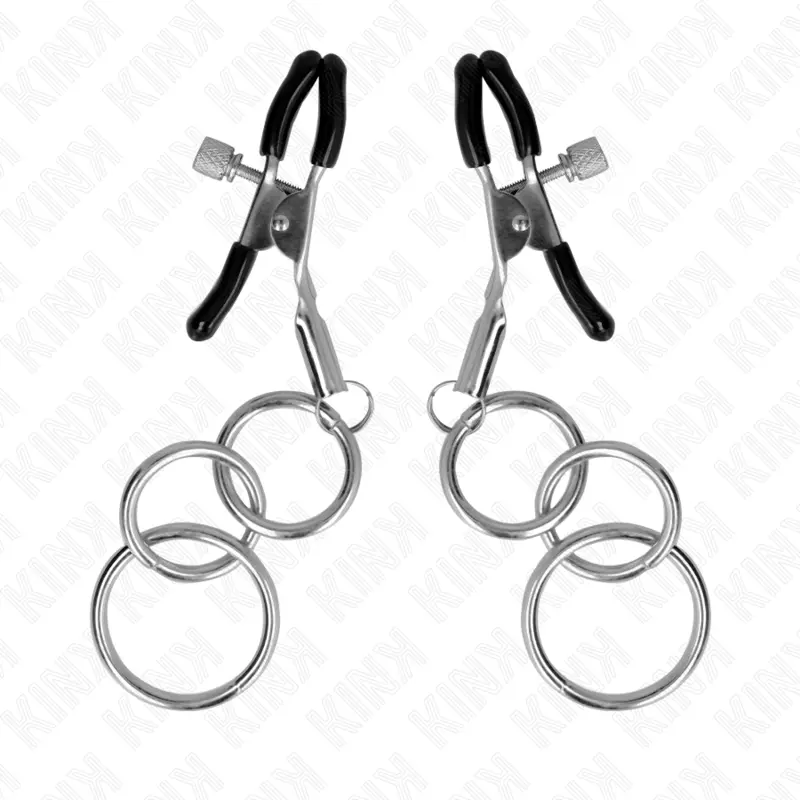 KINK - MORSETTO PER CAPEZZOLO CON 3 O-RING 6 CM - immagine 2