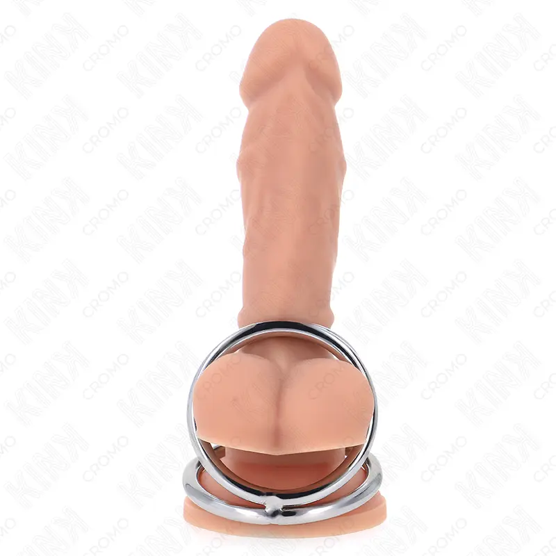 KINK - ANELLO PER PENE IN METALLO CROMATO TRIPLO DA 3,2 CM A 4,5 CM - immagine 3