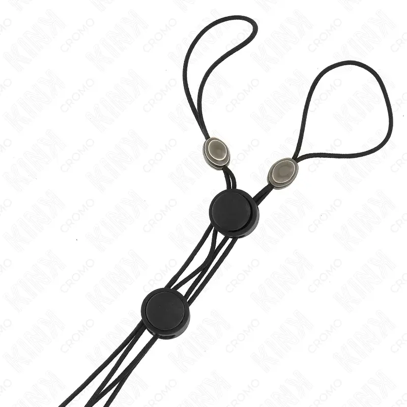 KINK - MORSETTI PER CAPEZZOLI CON ELASTICO NERO - immagine 2