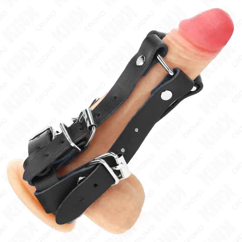 KINK - ANELLO PER PENE CON CINGHIE MULTIPLE REGOLABILI - immagine 2