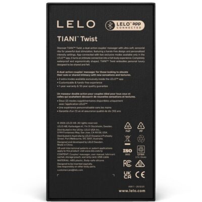 Confezione TIANI Twist LELO retro